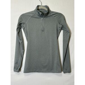 Nike Pro Combat Womens Dri-Fit Athletic 1/4 Zip Pullover Top Size XS Thumb Holes